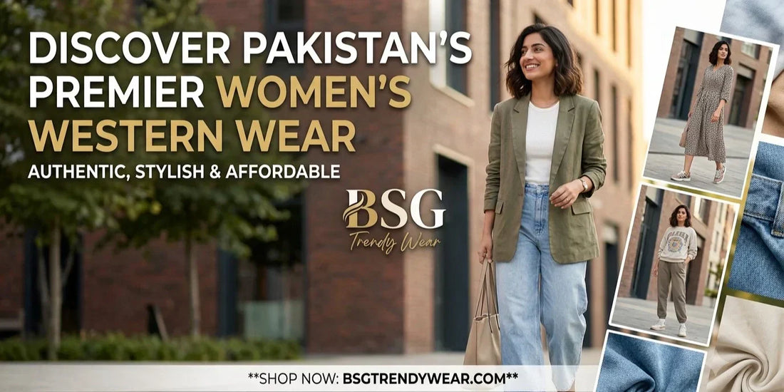 Guide to Authentic & Affordable Women Western Wear in Pakistan by BSG Trendy Wear
