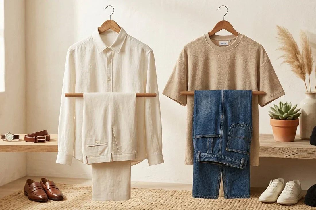Old Money Vs Modern Streetwear showcasing classic and contemporary outfits for stylish dressing by BSG.