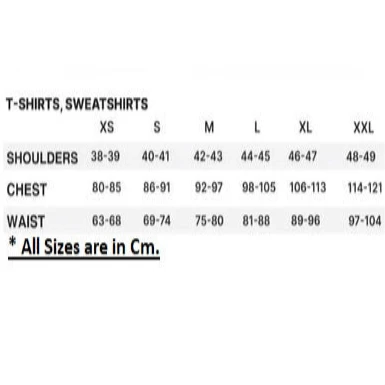 Size Chart Sweatshirt - BSG