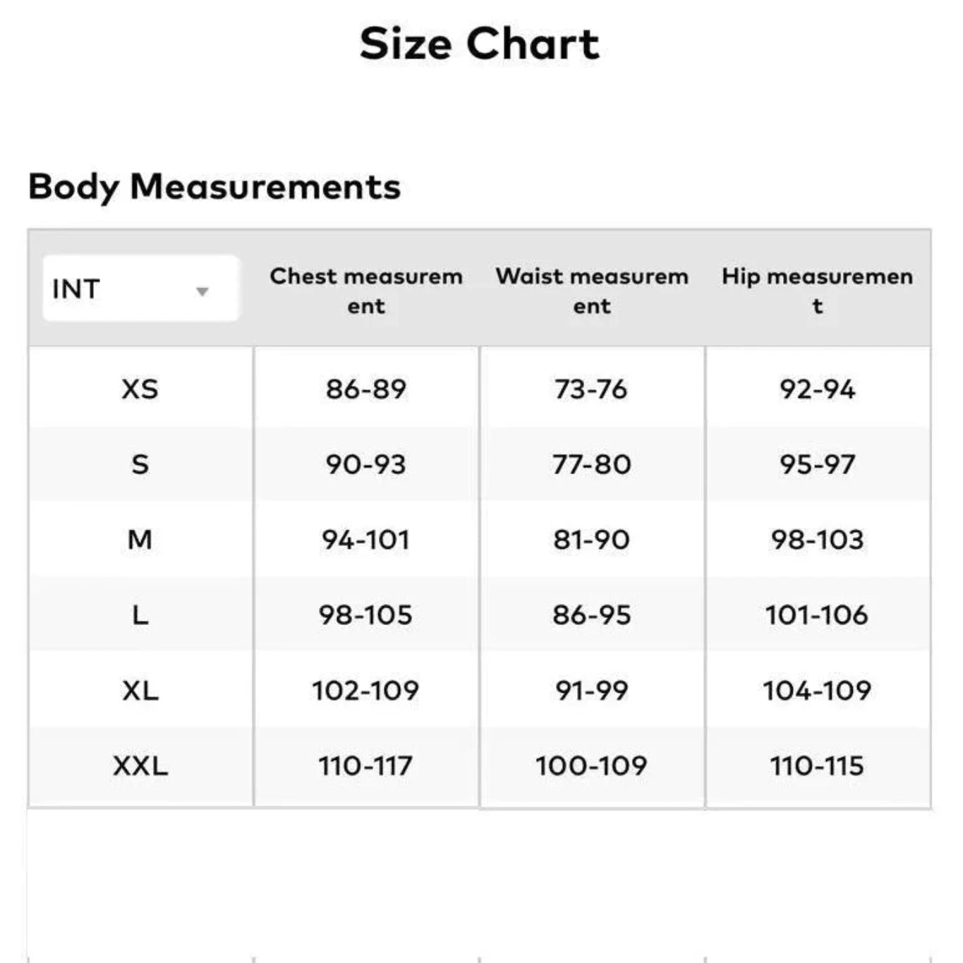 Size Chart Hoodie - BSG