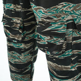BSG Adventure Ready Camo Shorts with multiple pockets in camouflage pattern for outdoor activities