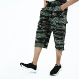 Men's Adventure Ready Camo Shorts by BSG with cargo pockets and stylish design for outdoor activities