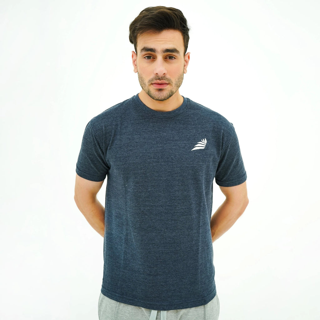 Men's BSG Boldly Born Black Tee Shirt in navy blue, perfect for casual and athletic wear