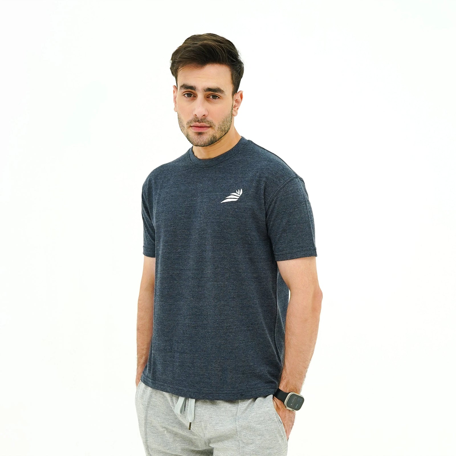 BSG Boldly Born Black Tee Shirt for men in relaxed fit and soft fabric, perfect for casual wear