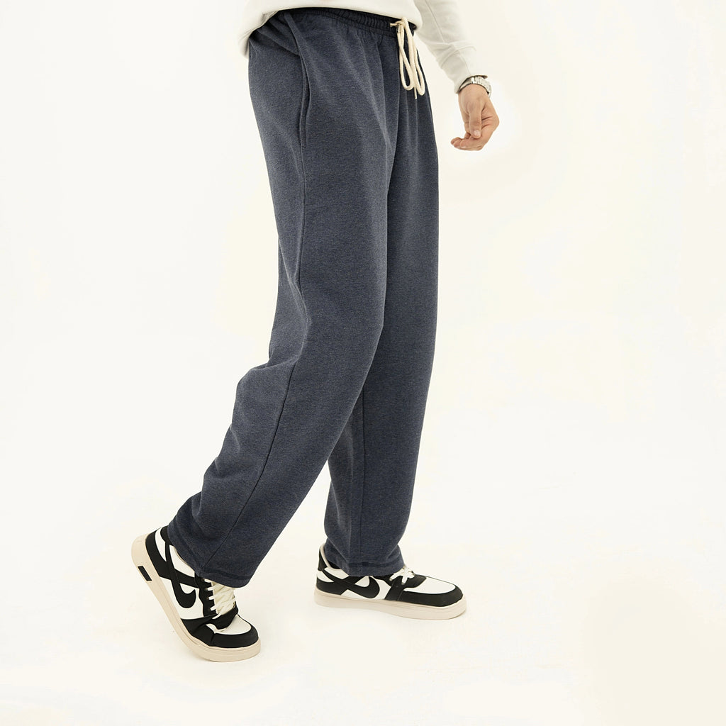 Men Midnight Marl Relaxed Trouser with drawstring waist for comfortable casual wear