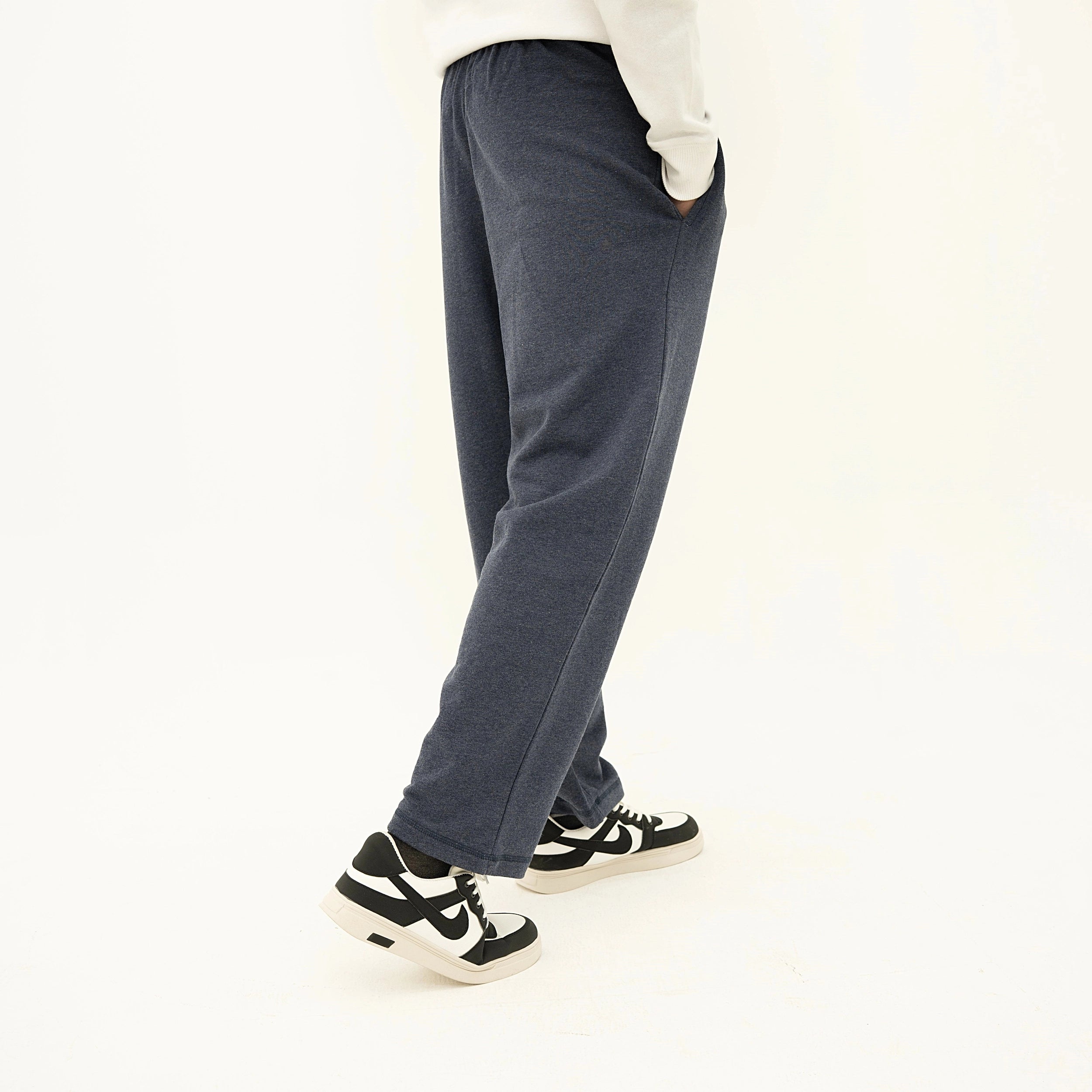 Men Midnight Marl Relaxed Trouser by BSG with a comfortable fit and stylish design