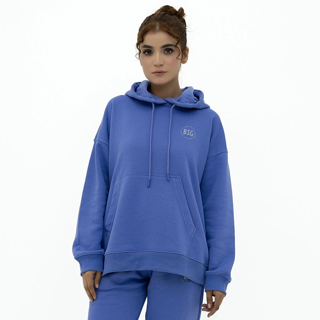 Forever Vibe Signature Edition Purple Hoodie by BSG with a comfortable oversized fit