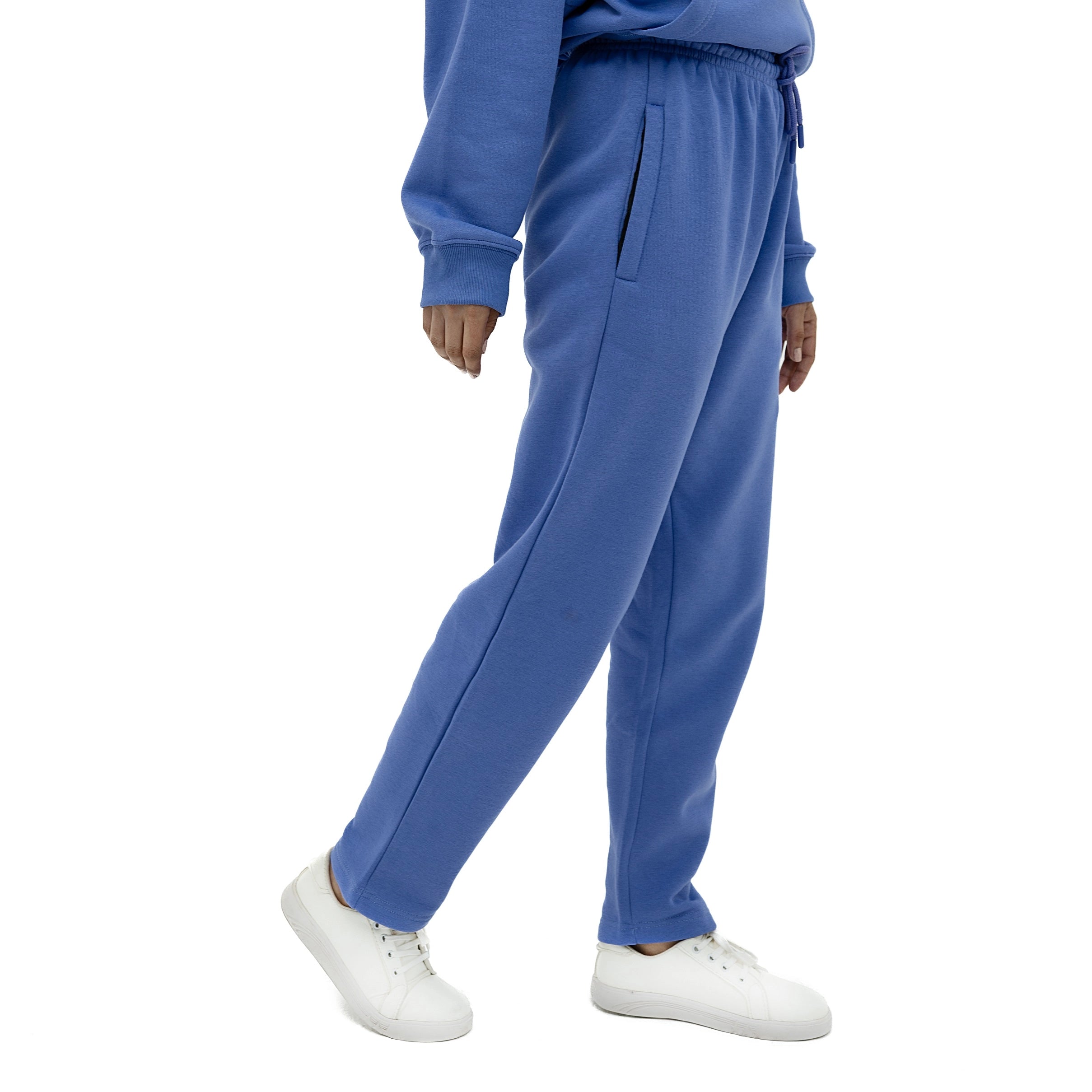 Comfortable BSG Purple Signature Edition Fleece Trouser with Elastic Waist and Side Pockets