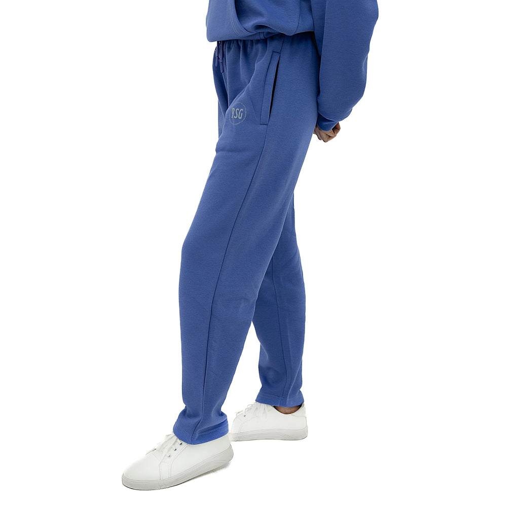 Comfortable Women's Purple Signature Edition Fleece Trouser from BSG with elastic waistband