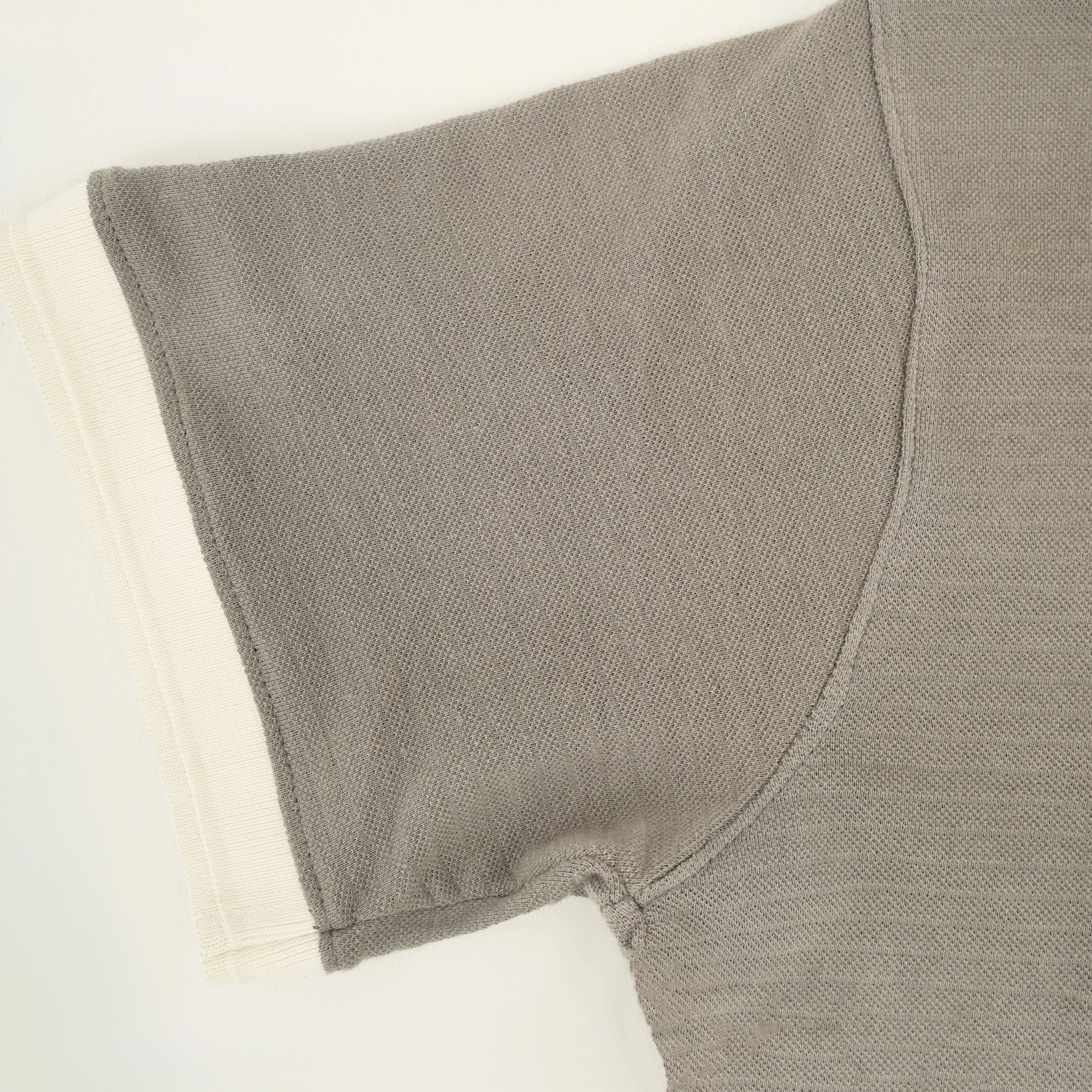 Self Embossed Brown Old Money Polo shirt showcasing a stylish and sophisticated design for women's fashion.