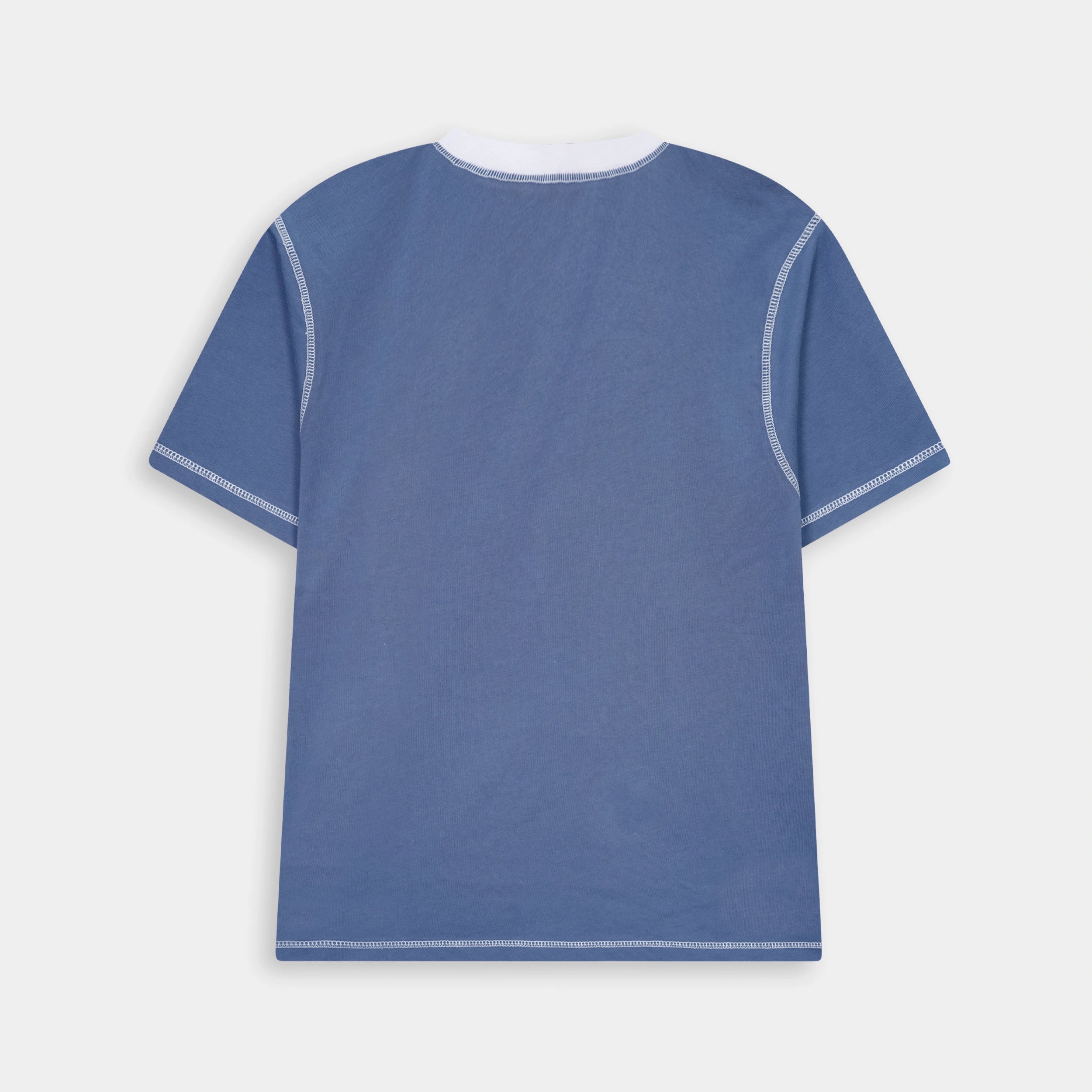 Slate Grey Streetwear Contrast Stitch T Shirt with unique back design by BSG
