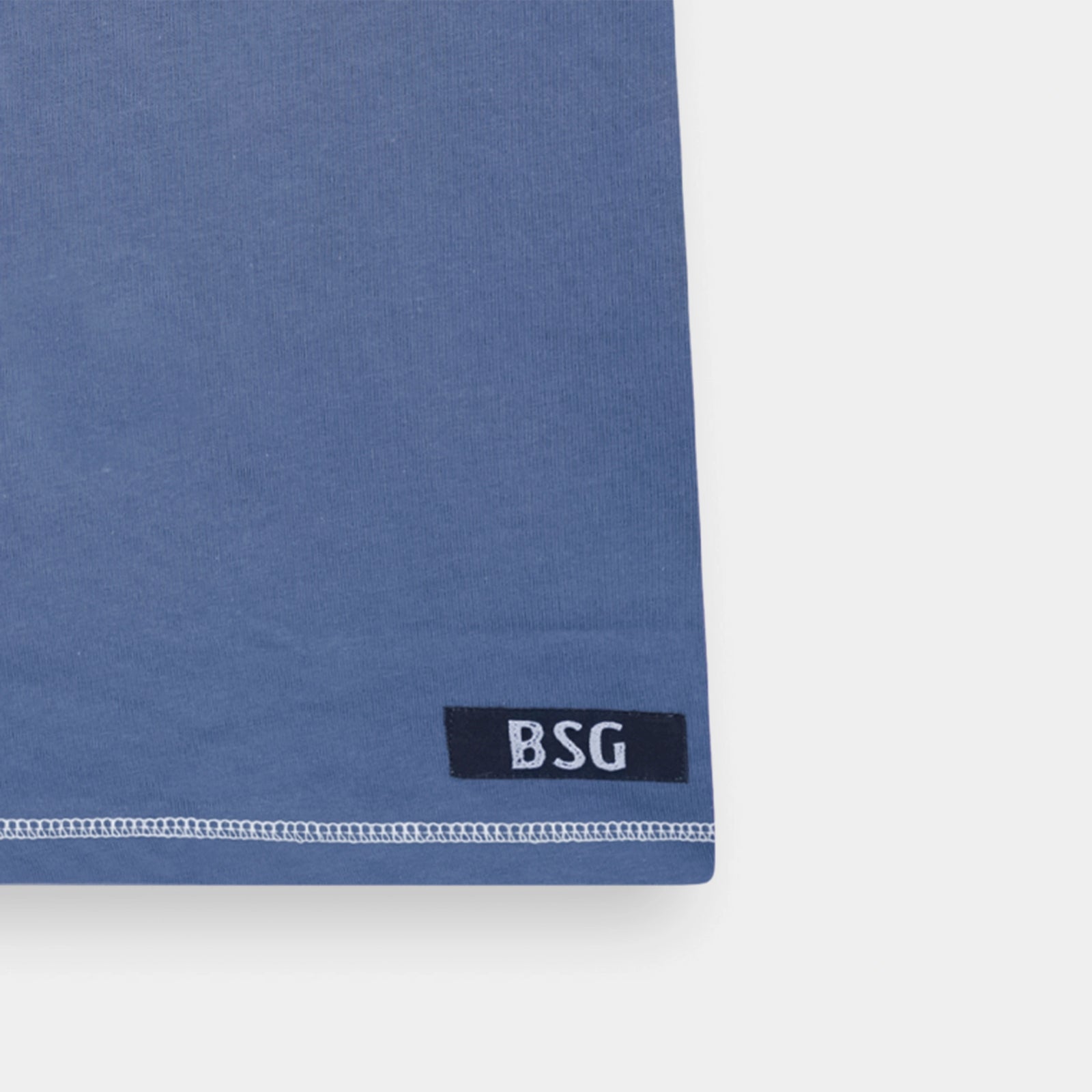 Slate Grey Streetwear Contrast Stitch T Shirt by BSG, stylish and comfortable for casual wear