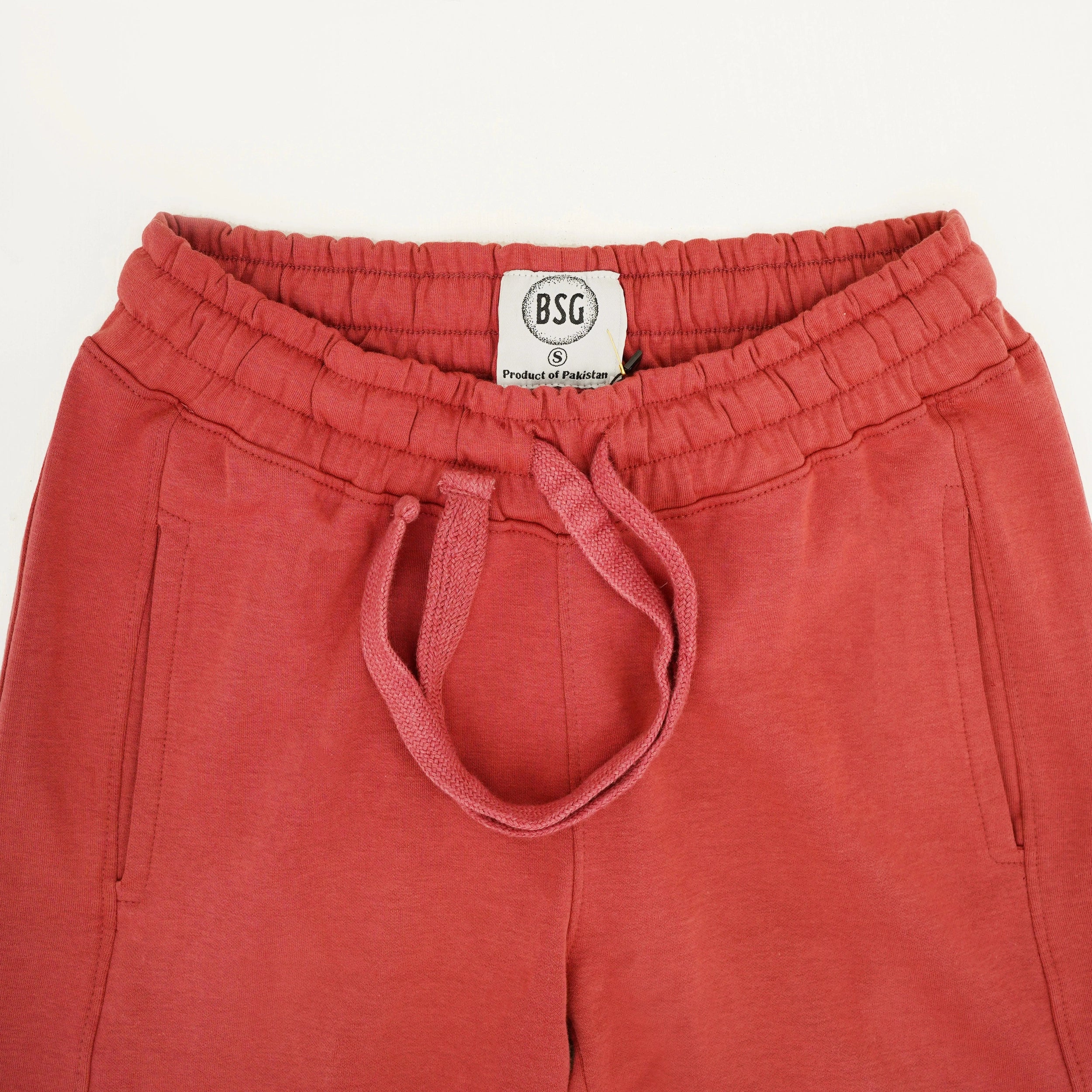BSG Soft Carrot Chic Breeze Pants with elastic waistband and pockets for comfortable wear