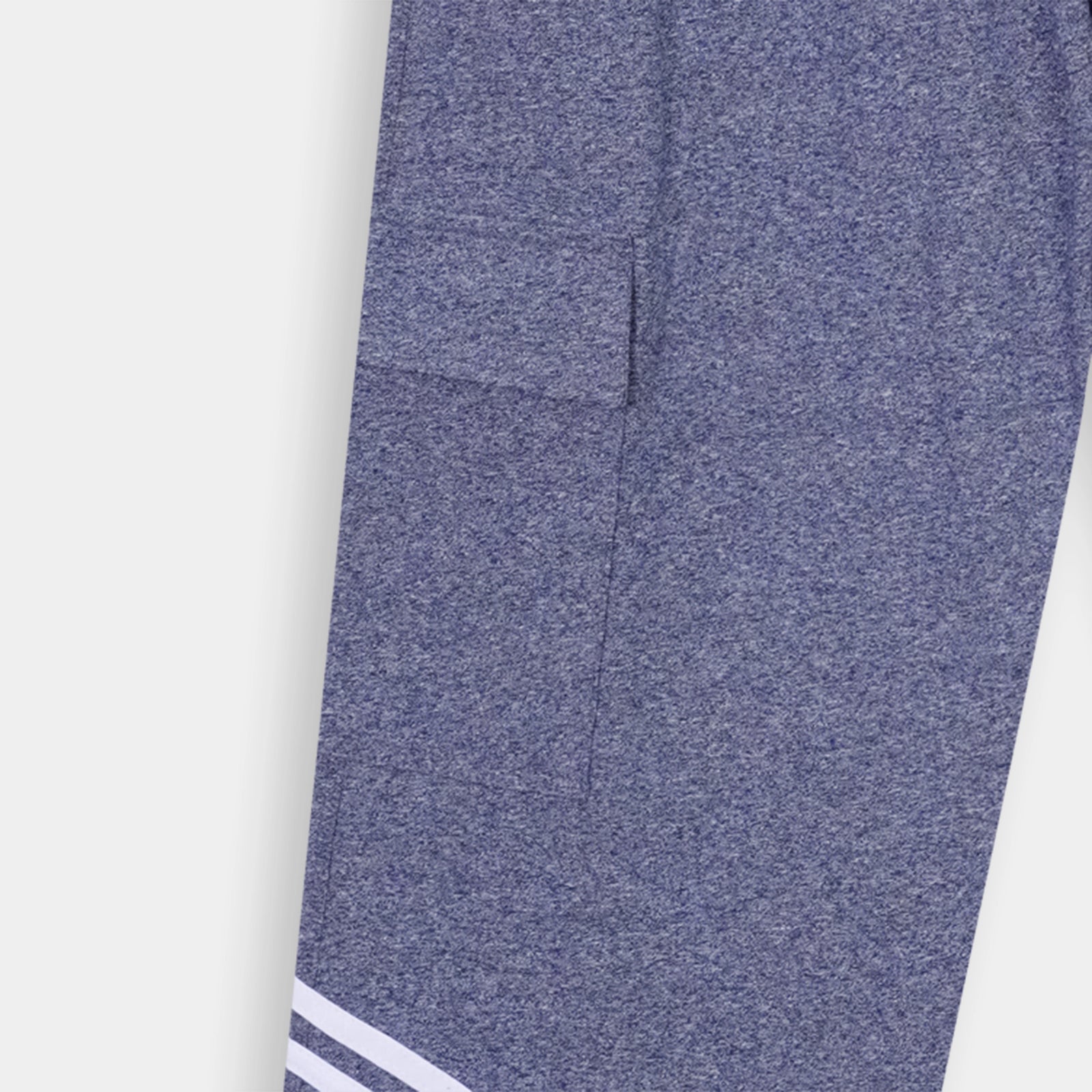 Stylish Striped Slate Blue Wide Leg Trouser featuring convenient side pocket, perfect for casual wear, by BSG