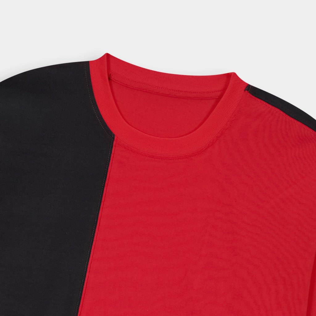 Stylish Urdu Calligraphy Boxy Fit Red Black T Shirt perfect for casual wear by BSG