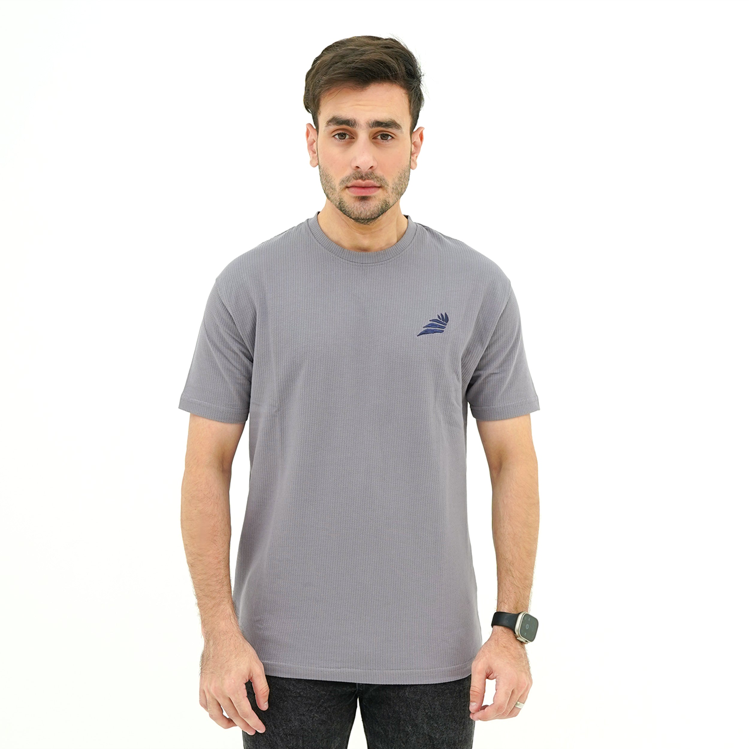 Men's BSG Ventiluxe AirFlow Grey Tee Shirt with a Comfortable Fit and Stylish Design