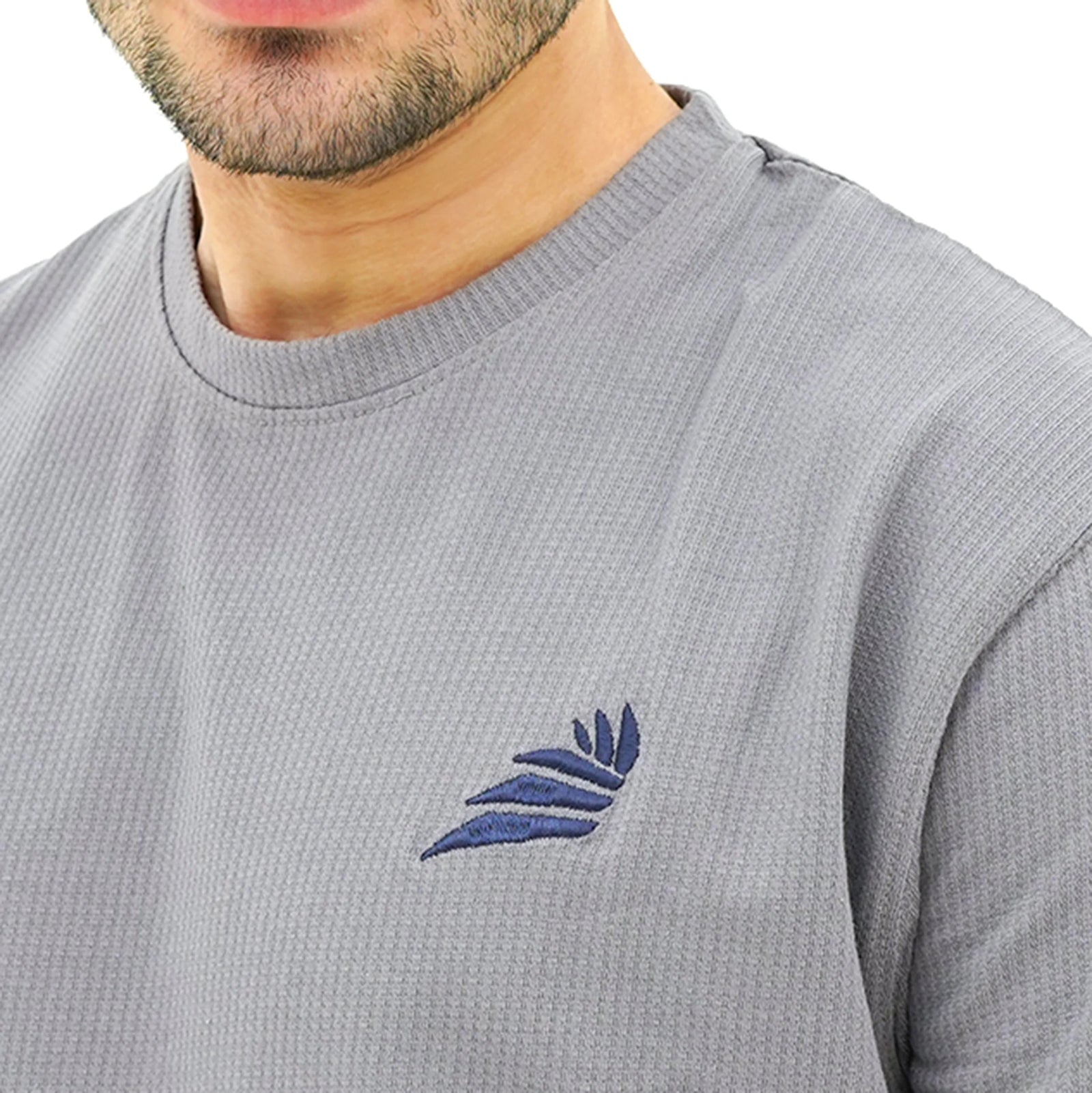 BSG Ventiluxe AirFlow Grey Tee Shirt with Breathable Fabric for Comfortable Wear