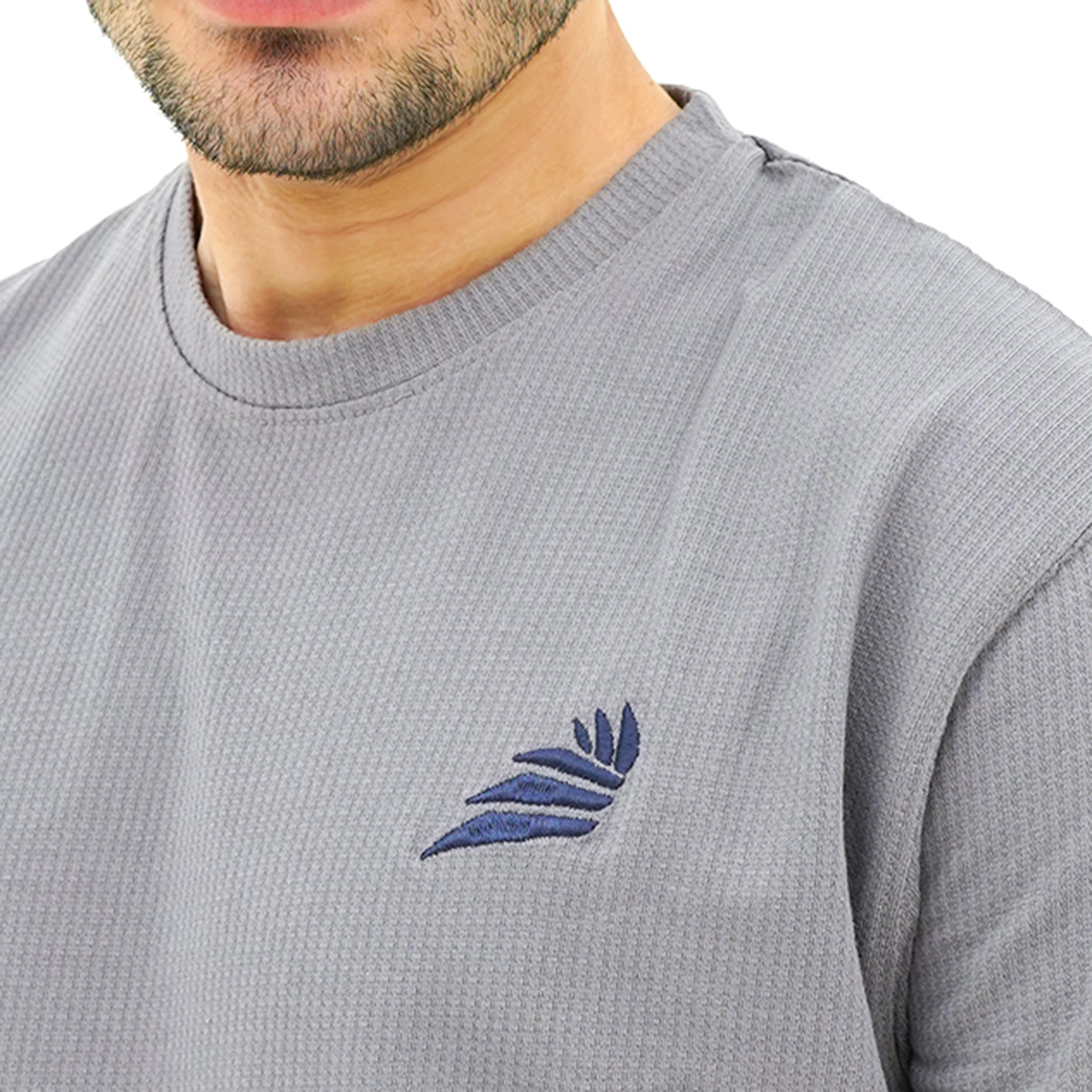 BSG Ventiluxe AirFlow Grey Tee Shirt with Breathable Fabric for Comfortable Wear