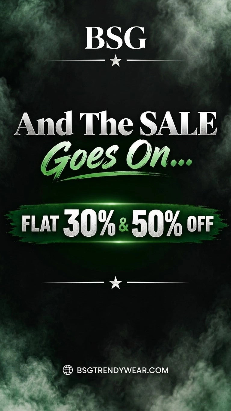 BSG promotional web banner, FLAT SALE offer .