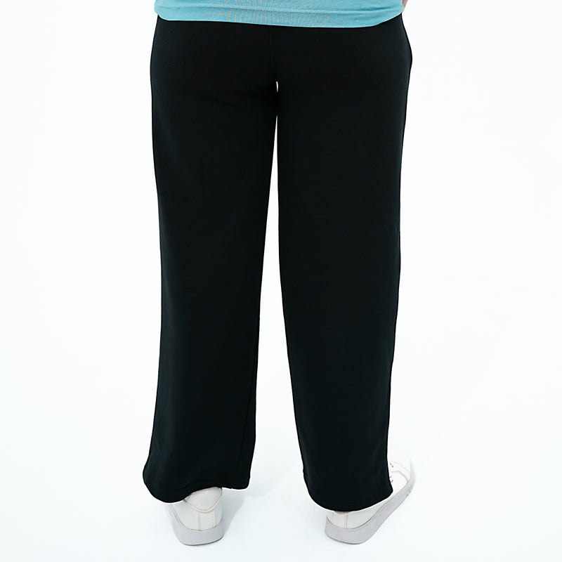 Black BSG Women's Trouser with Relaxed Fit, perfect for casual wear. White Coal Urban Chic Trouser.